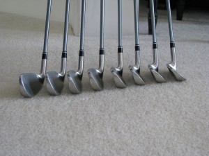 TWGT 870Ti irons, front